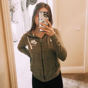 nike⚡️— green zip up!!